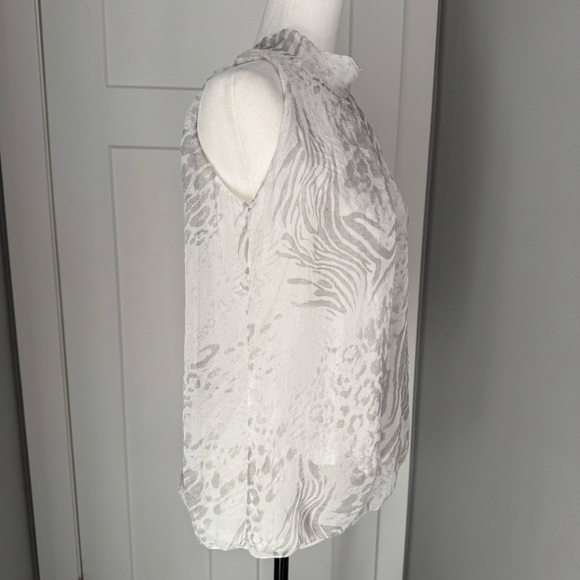 Elena Baldi Silk Sleeveless Blouse - Picture 2 of 6